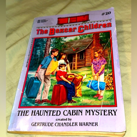 !!**KIDS BOOKS 4/$10**!! Boxcar Children: Haunted Cabin Mystery #20 1991 - Picture 1 of 12